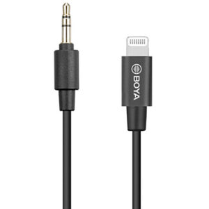 کابل تبدیل میکروفون بویا Boya BY-K1 3.5mm Trs to Lightning Cable