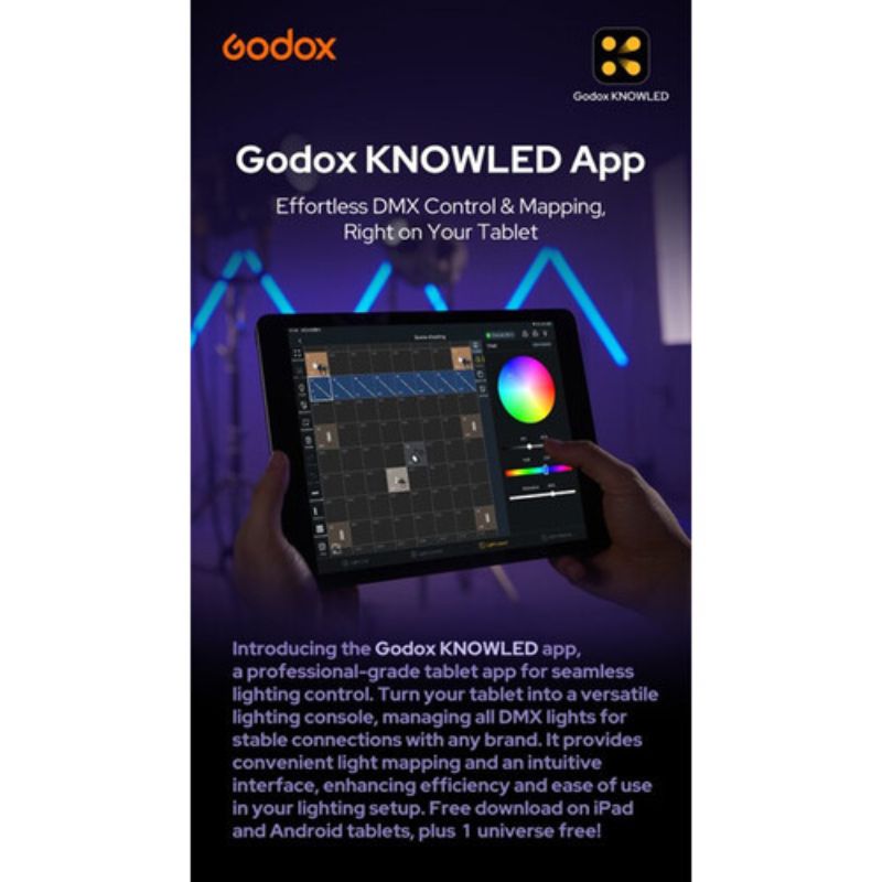 پنل ال ای دی گودکس Godox P600Bi KNOWLED Bi-Color LED Panel Light