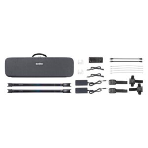 کيت باتومی گودکس Godox TL60 k2 RGB Tube Light Two-Light Kit