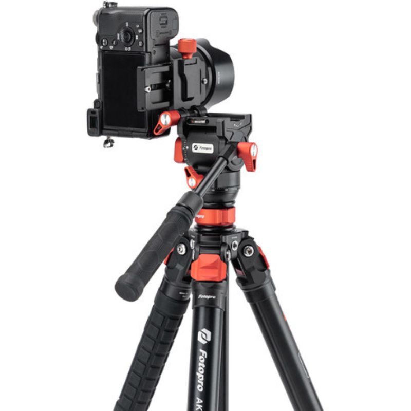 سه پایه فوتوپرو Fotopro iSpeedy AK68 Video Fluid Head & Tripod with Fast-Locking System