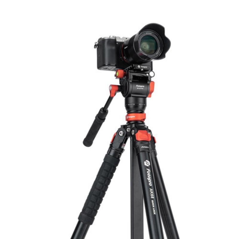 سه پایه فوتوپرو Fotopro iSpeedy AK68 Video Fluid Head & Tripod with Fast-Locking System