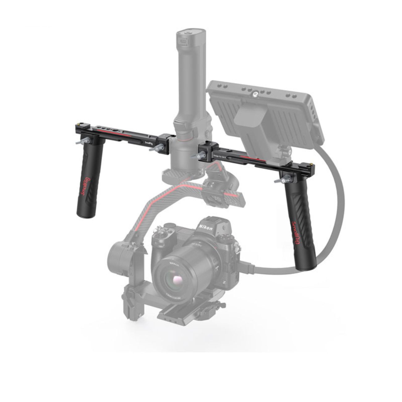 دسته دوبل گیمبال اسمال ریگ SmallRig 3027 for DJI Dual Handgrip